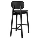 Стул барный с обивкой LATITUDE Saga, рогожка, темно-серый