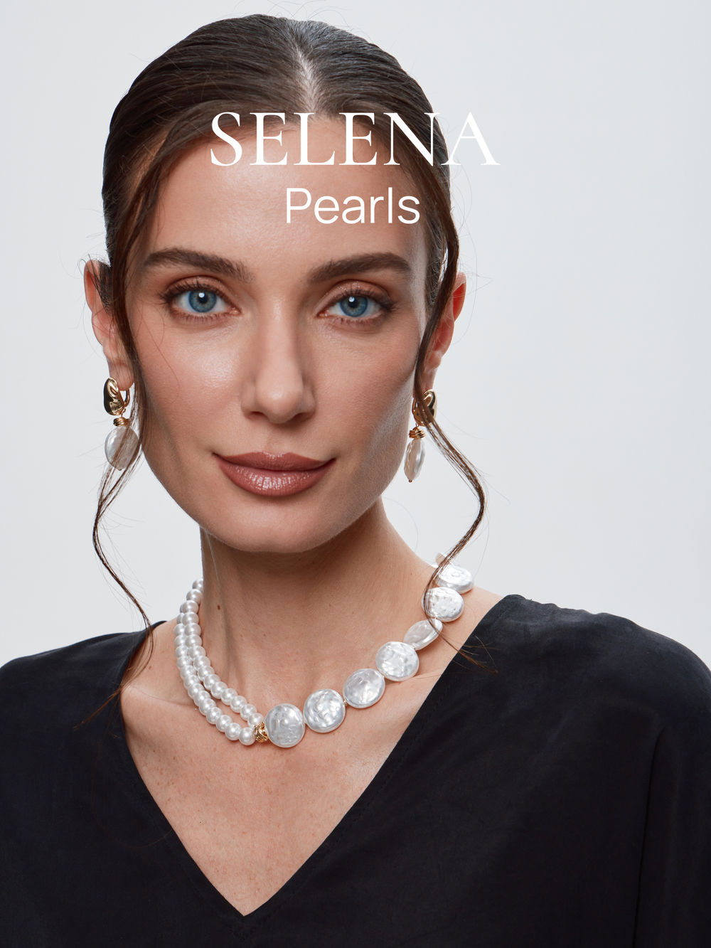 91004068 Колье Selena Pearls
