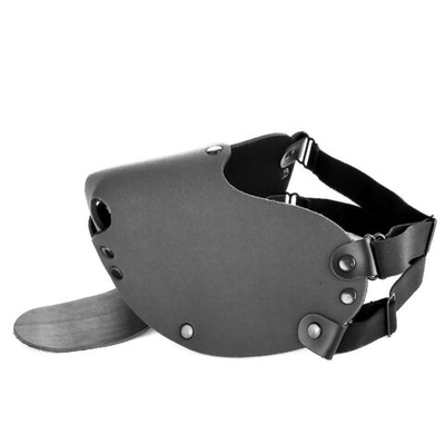 Черная неопреновая маска Дог (Цвет: черный)