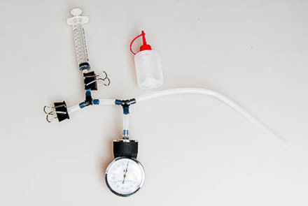 Набор лабораторный "Исследование изопроцессов в газах" (с манометром)