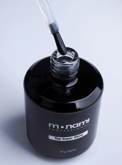 Monami Top Coat Super Shine - Топ для гель-лака Супер блеск без липкого слоя, 30мл