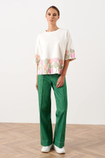 23010 Джемпер женский (молочный)