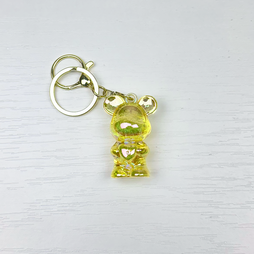 Брелок стекло Мишка