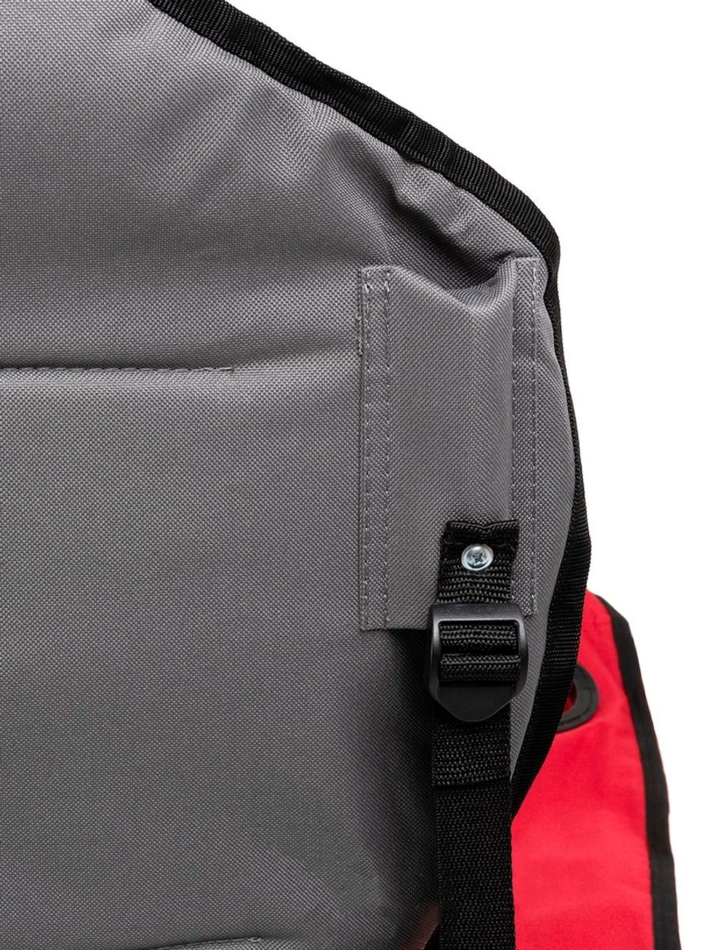 Кресло складное Nisus серый/красный/черный (N-244-GRD-1)