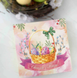 Коробка для 16 конфет "Пасхальные зайчата", 17,7 х 17,7 х 3,8 см