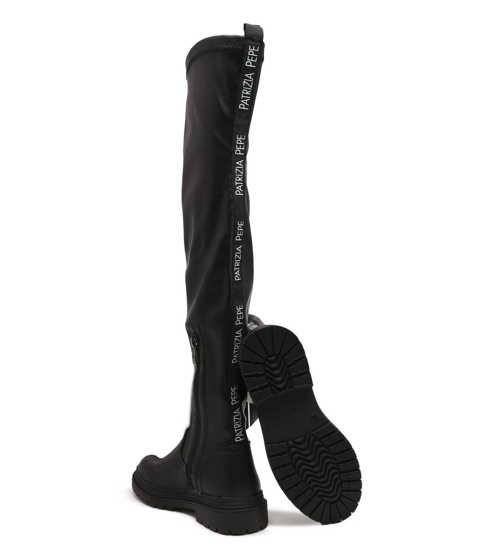 сапоги-казаки Patrizia Pepe - черный(PPJ747)