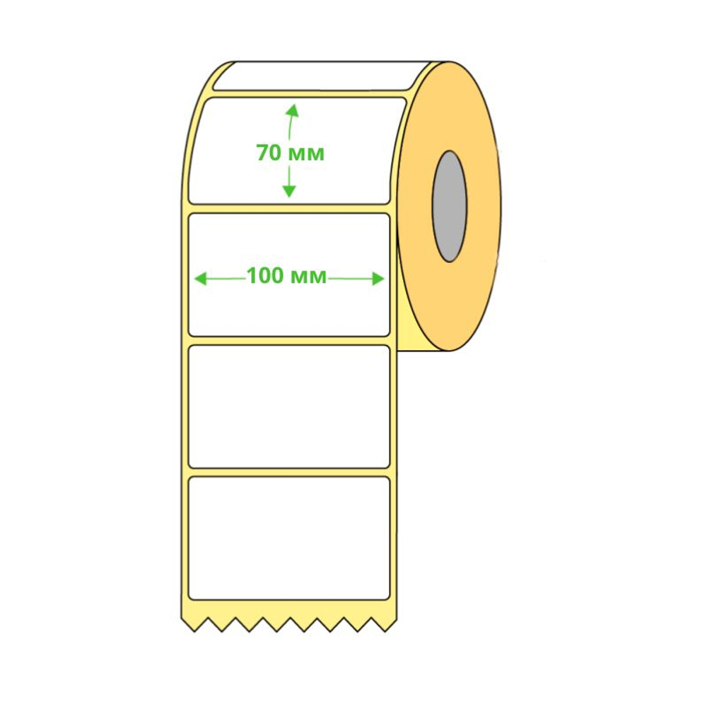 Термоэтикетки 100 х 150 мм (360 шт/рул)