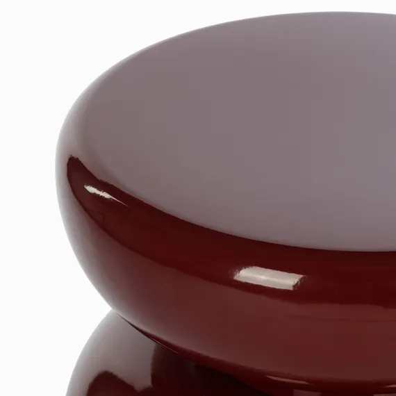 Кофейный столик Prosper Ø35х41 см, бордовый глянец