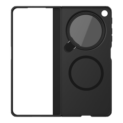 Чехол с защитной откидной крышкой для камеры на OPPO Find N6, серия Super Frosted Shield Prop Magnetic Case (версия с прозрачной крышкой объектива) от Nillkin