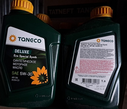 TANECO DeLuxe Eco Special Synth 5w30 SN, С3 (1л)