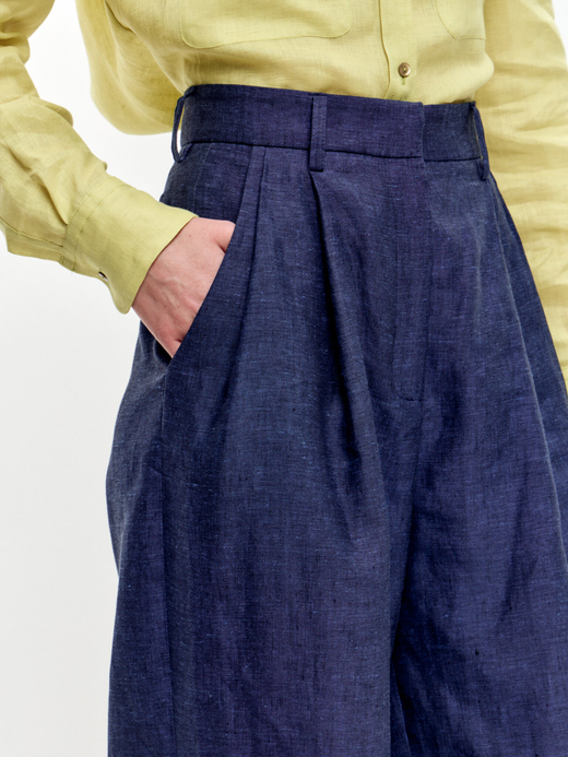 Льняные брюки