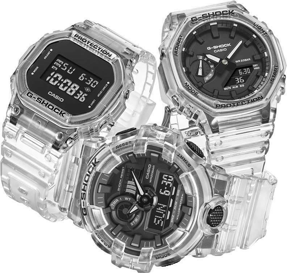 Японские наручные часы Casio G-SHOCK GA-700SKE-7AER с хронографом