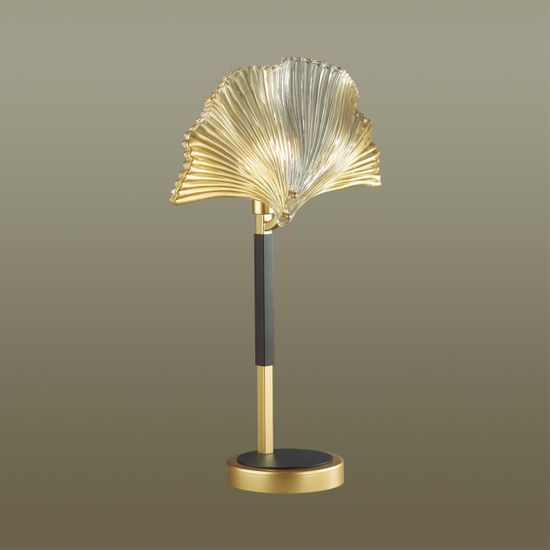 4870/1T HALL ODL_EX22 187 золотой/чёрный/стекло Настольная лампа E14 1*40W VENTAGLIO