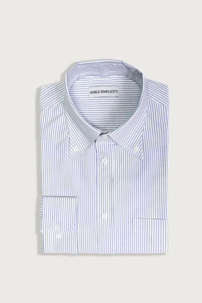 Рубашка button-down (с воротником на пуговицах) из денима синяя