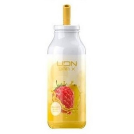 UDN BAR X Strawberry mango (Клубника-манго) 7000 затяжек 20мг Hard (2% Hard)