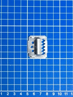 Кляймер усиленный Осфикс "Профи" №4 (4мм) 100 шт для вагонки, блок-хауса, имитации бруса