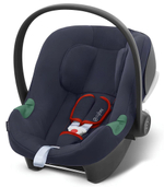 Коляска 3 в 1 Cybex Priam IV Rosegold complete и автокресло Aton B2 i-Size Bay Blue Leaf Green