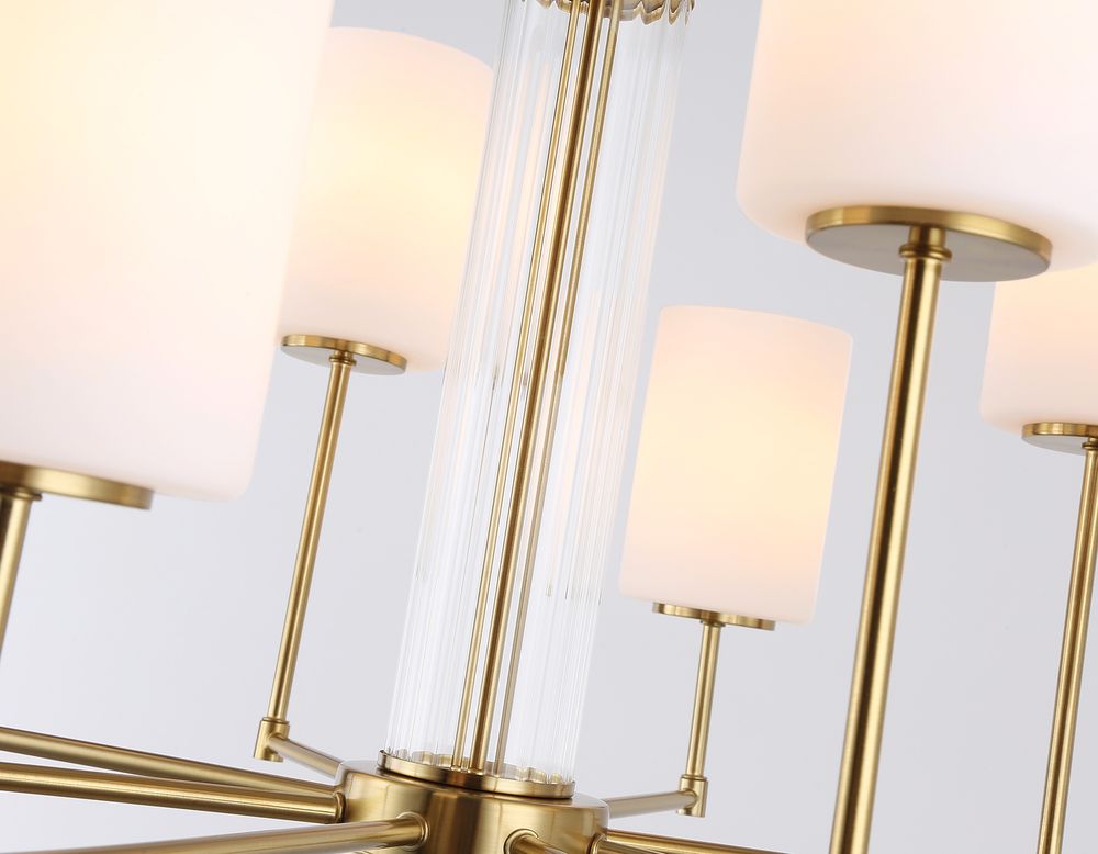 Ambrella Люстра со стеклянными плафонами на штанге Modern LH56217