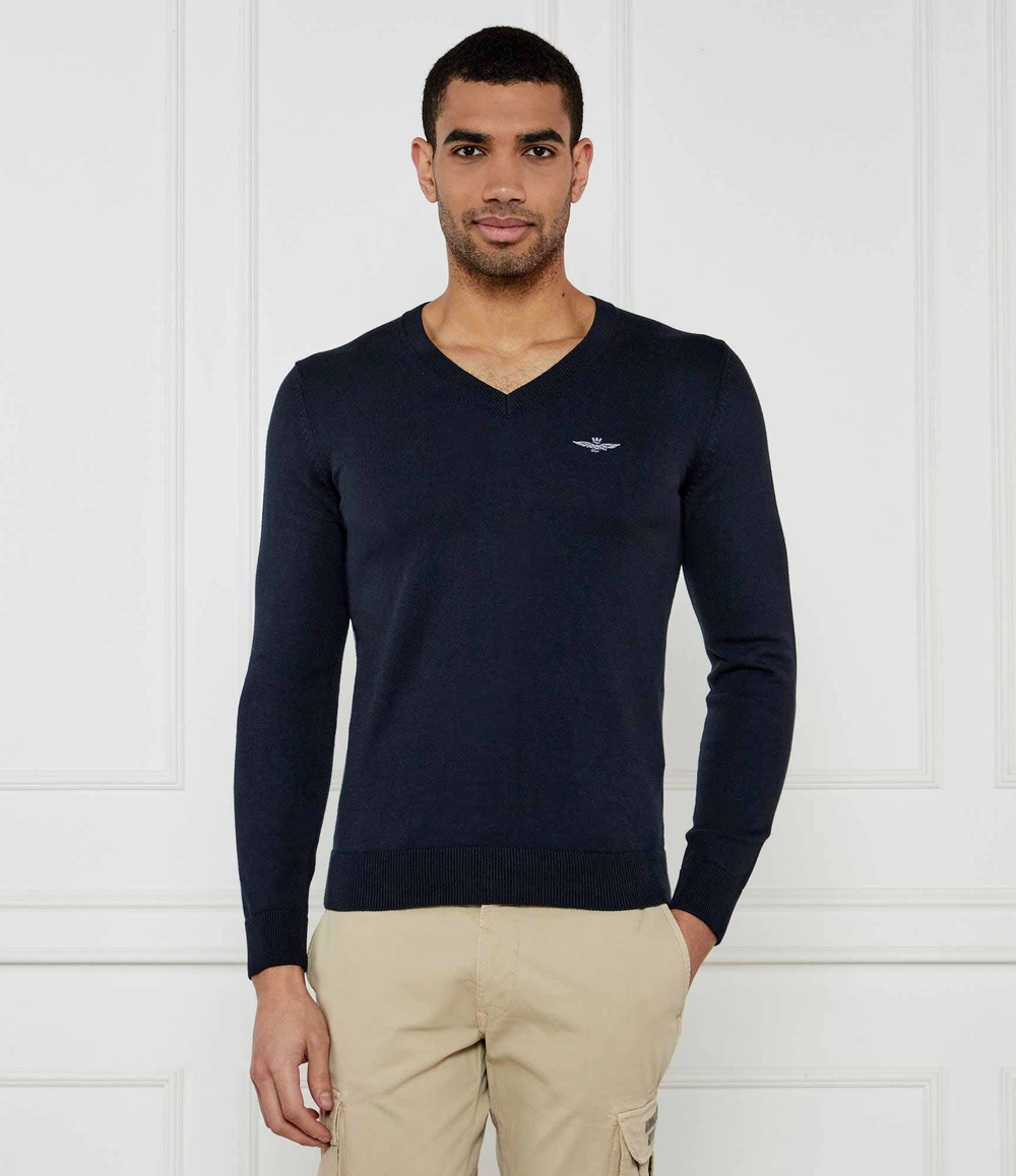 Свитер Aeronautica Militare - темно-синий(MA1504L506)