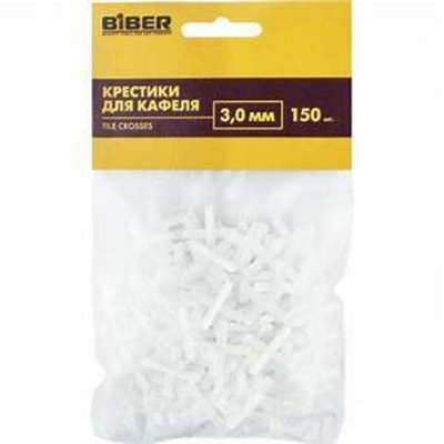 Крестики 3 мм,150 шт.BIBER