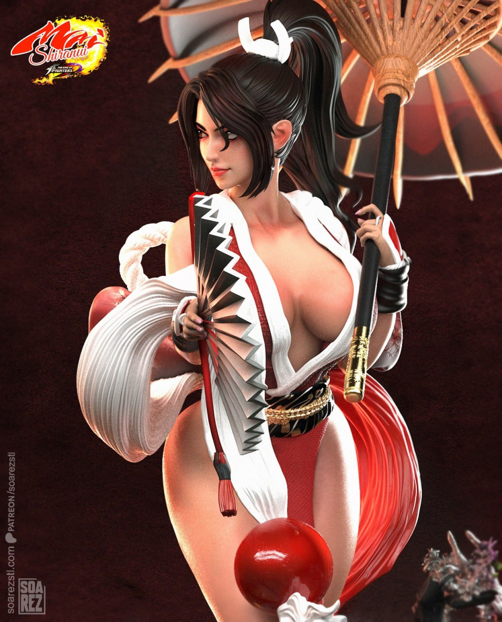Май Сирануй Король бойцов Фатальная ярость Mai Shiranui King of Fighters Fatal Fury Фигурка