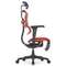 Кресло FALTO Ergohuman Ultra X9 GAMING с подножкой ( чёрный/ КРАСНЫЙ каркас /сетка Equator Red )