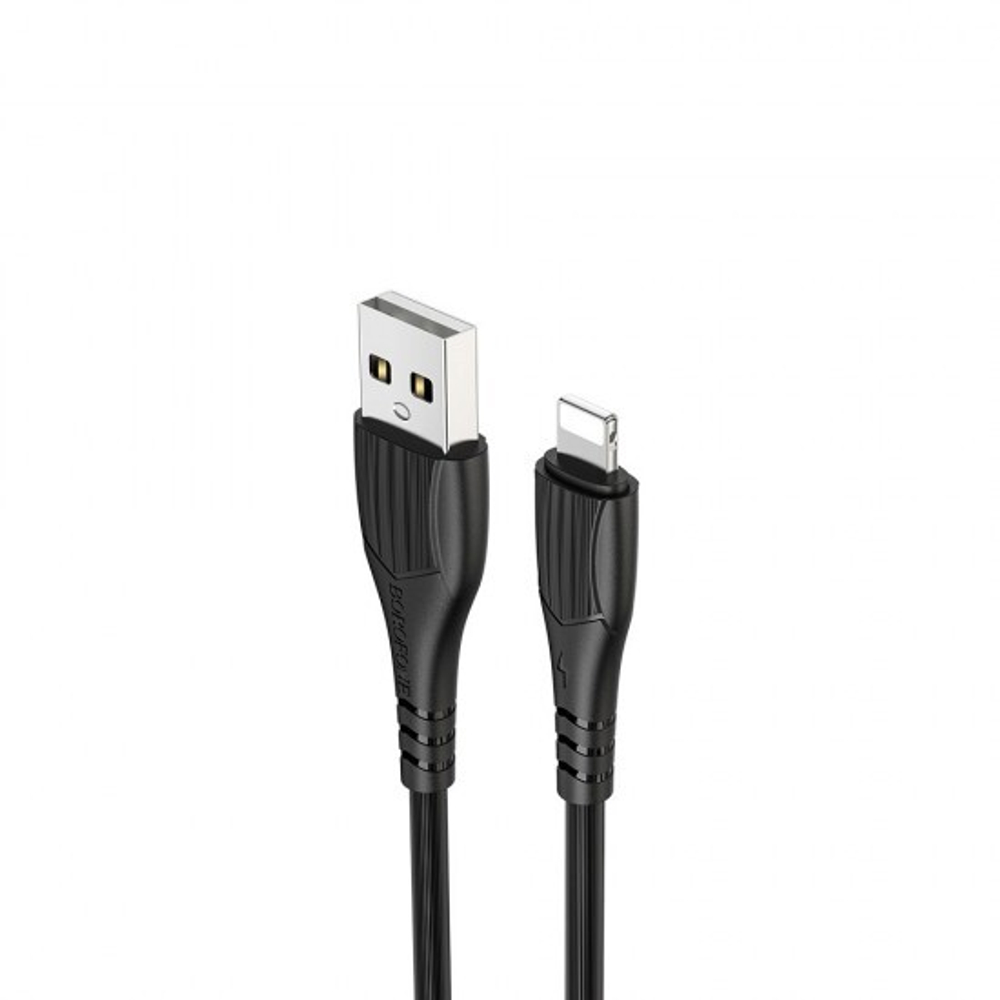 Кабель для iPhone BOROFONE BX37 1м, в оплетке, 012995 Белый