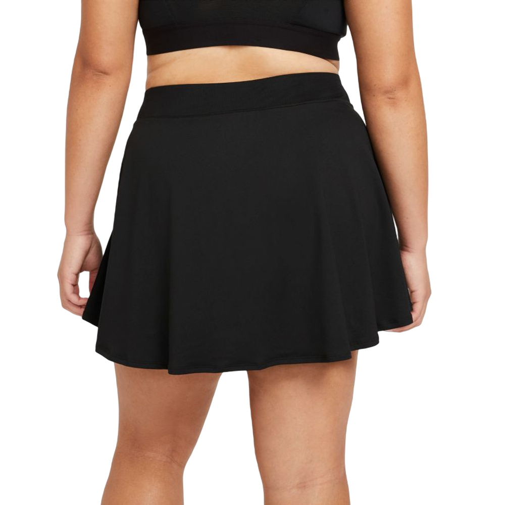 Теннисная юбка Nike Court Dri-Fit Victory Flouncy Skirt Plus Line - black/black