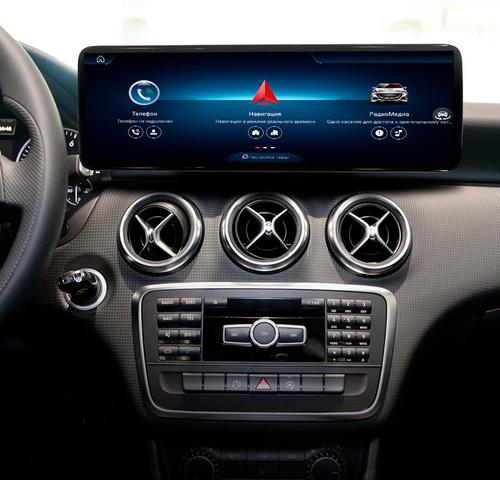 Магнитола для Mercedes-Benz GLA X156 2017-2019 NTG 5.0 - FarCar MB1019 монитор 14.9" на Android 14, Быстрая, CarPlay, 4G SIM-слот