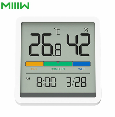 Метеостанция MIIIW Mute Thermometer And Hygrometer Clock S210 MW22S06
