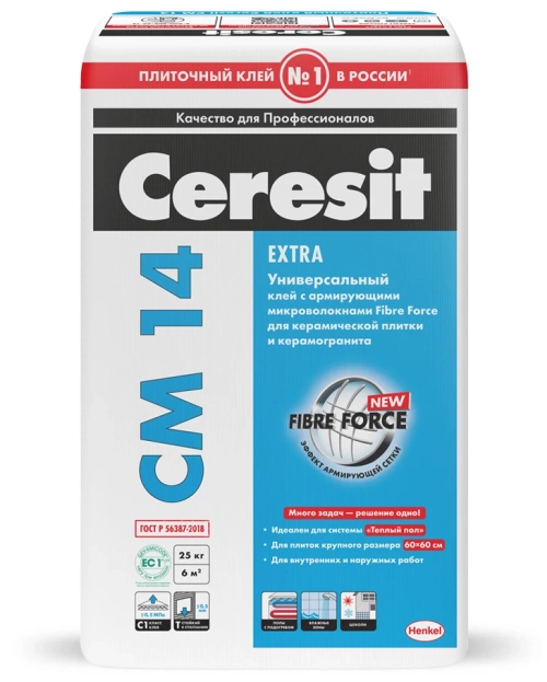 Плиточный клей Ceresit CM 14