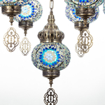 Citilux Каир CL419186 Люстра подвесная Мозаика Синяя