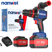 Шуруповерт аккумуляторный NANWEI NW-D8218C-6, 160 Hm, 6Ah*2