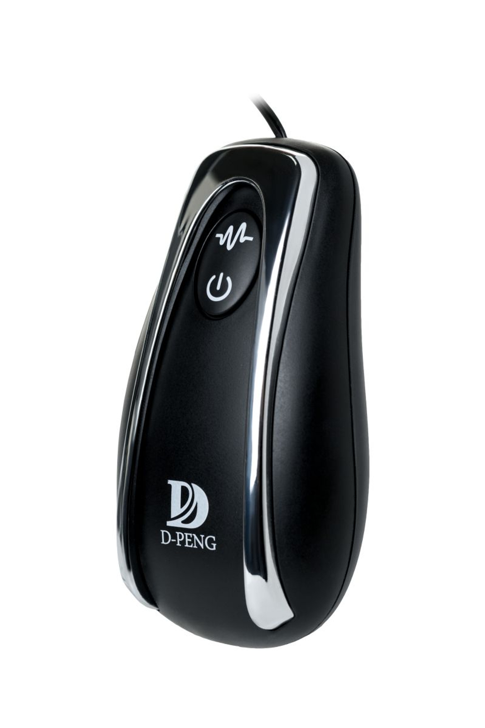 Чёрная анальная втулка G Point D-PENG с пультом - 12,3 см. (Цвет: черный)