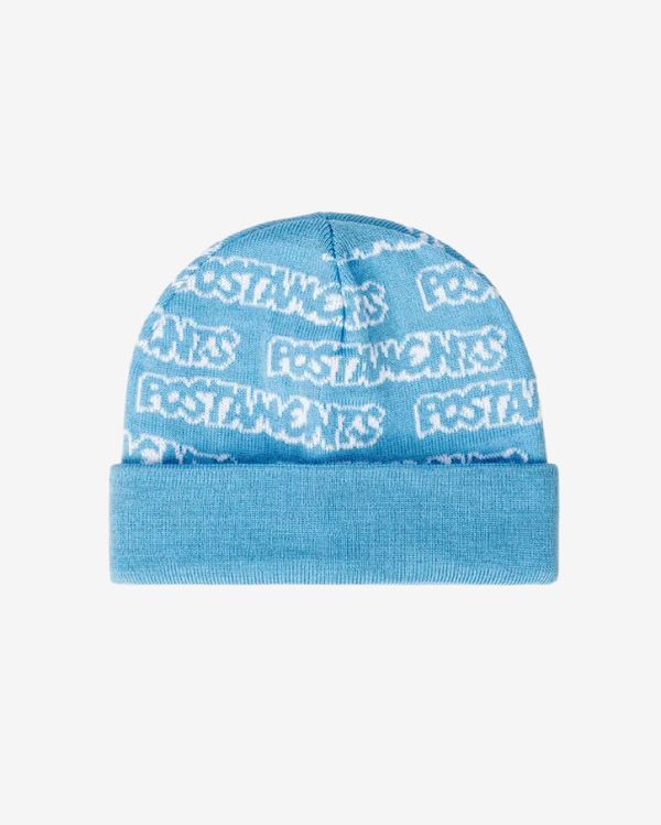 Шапка Wordz небесно-голубая/белая - фото 1