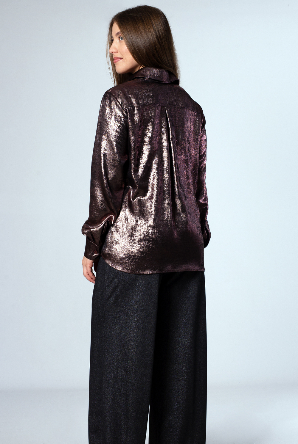 Блузка женская 3724зп, красное золото #182КрЗ093724зп