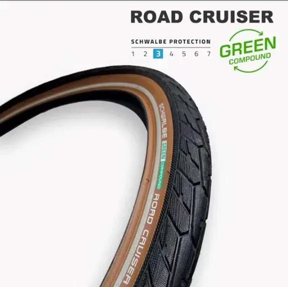 Велопокрышка SCHWALBE Road Cruiser 28x1.60 700-40C (42-622)