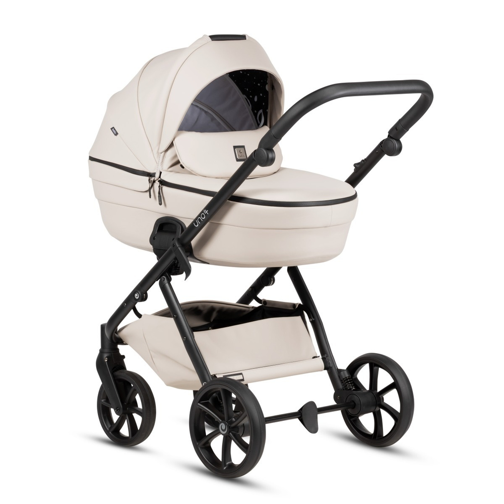 Tutis Коляска 2 в 1 UNO 6+ Leather Latte