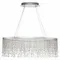 SL6201.103.37 Люстра подвесная ST-Luce Серебристый/Прозрачный LED 1*37W 3000K/4000K/6000K VEGA