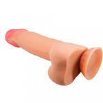 Реалистичный фаллоимитатор Lovetoy Sliding Skin (21,8×4,6 см)