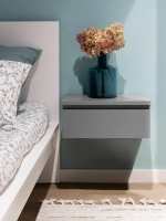 Тумба подвесная Варма 1, 50*21*30 см, серый