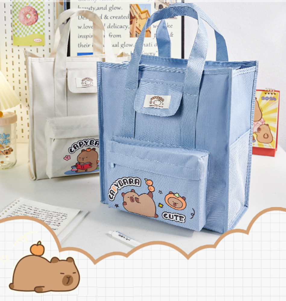 Шоппер с карманом &quot;Pocket Capybara&quot;