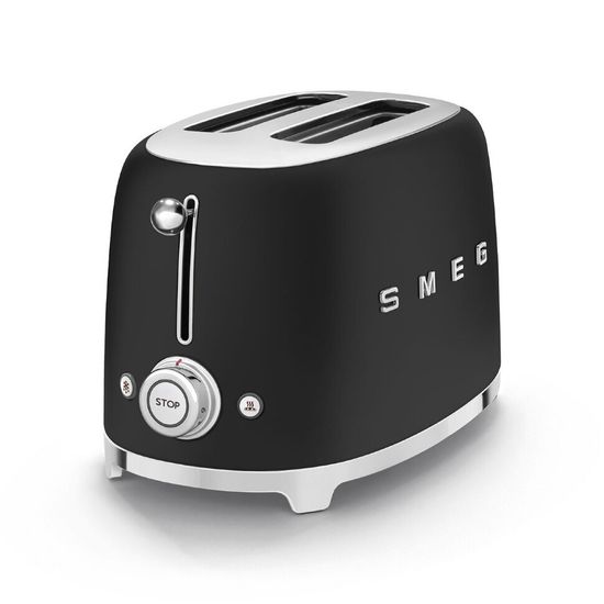 Тостер Smeg TSF01BLMEU , черный матовый