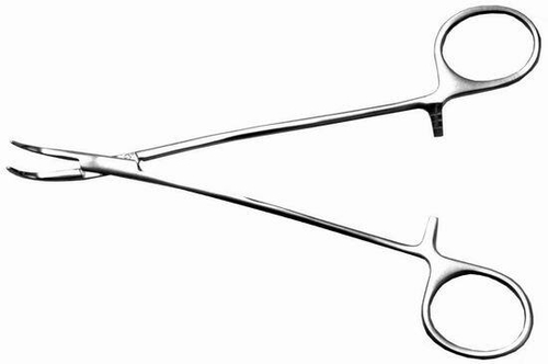 ТМ- Д-13 Диссектор сосудистый с кремальерой, с изогн.ручк. детский, 170 мм (НОВОЕ ИСПОЛНЕНИЕ)