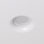 DK2080-WH Встраиваемый точечный светильник для натяжных ПВХ потолков INVIZ, IP 20, до 9 Вт, GU10, LED, белый, ABS-пластик