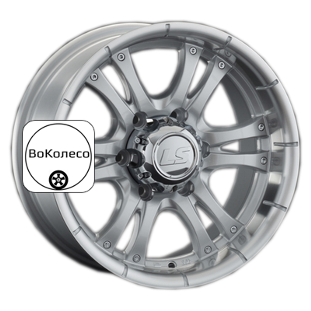 8x16/6x139,7 ET10 D107,1 161 SL (конус, Колпак+лого) LS