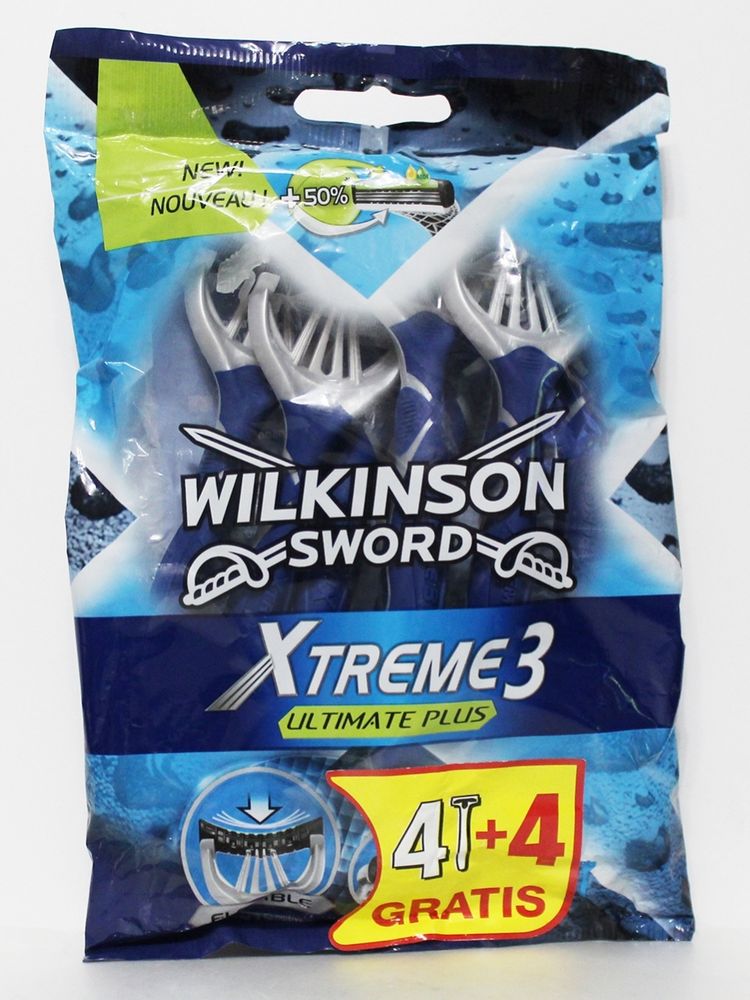 Wilkinson Sword одноразовые станки Xtreme-3 Sensitive 4+4 шт
