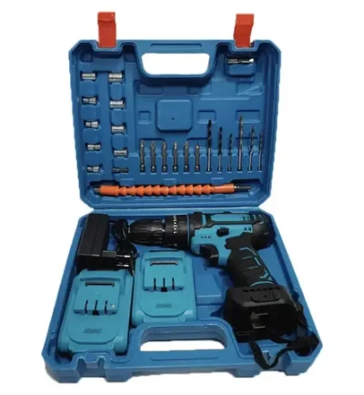 Дрель-шуруповерт, 18 В, 2 АКБ