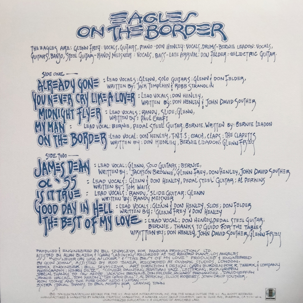 Eagles / The Studio Albums 1972-1979 (6LP)