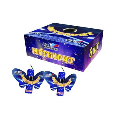 Летающий фейерверк Метеорит 6шт
